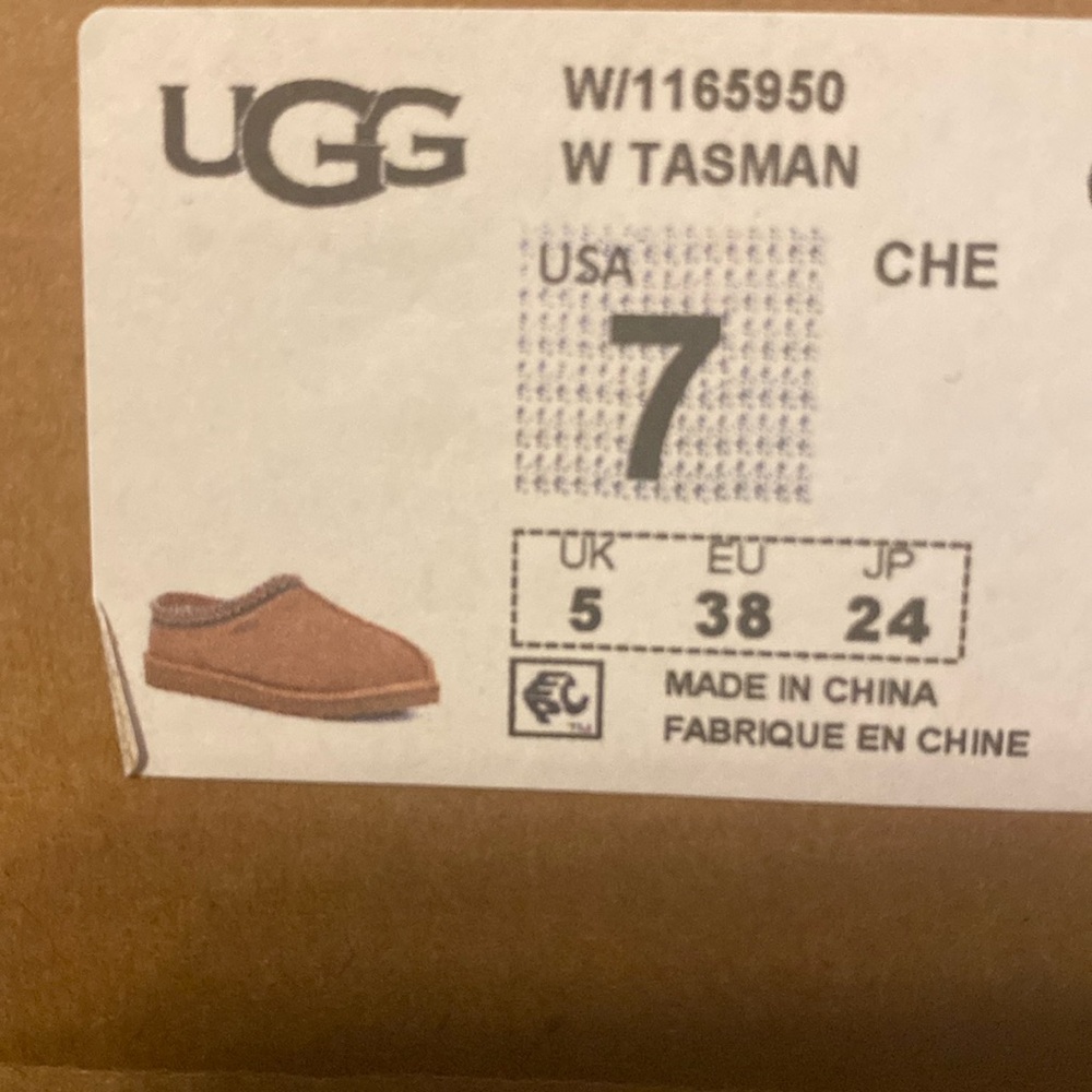 UUG Tasman Slippers in Chestnut